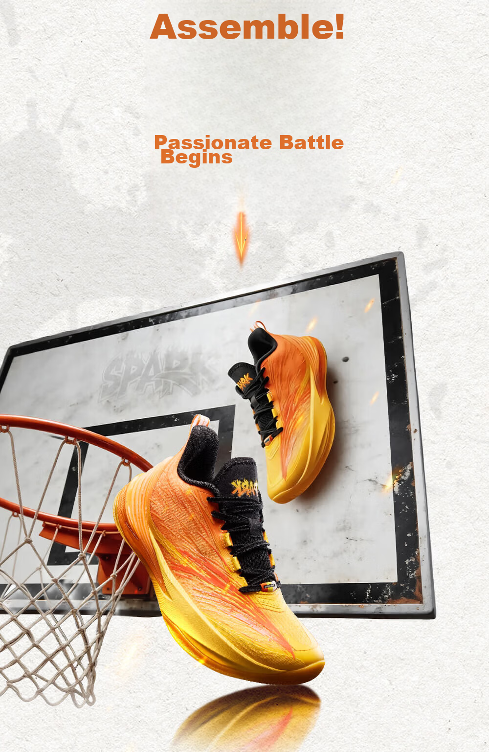 Anta Kids Boys Sports Shoes 2026 Durable Professional Competition Spark X Basketball Shoes 312631106 18